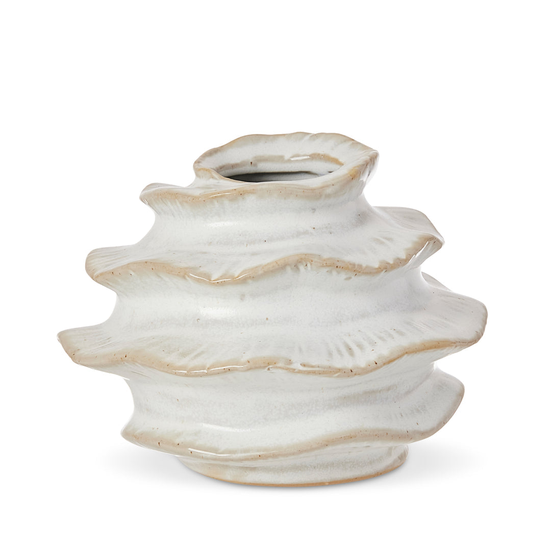 Fossil Charcoal Bud Vase Short