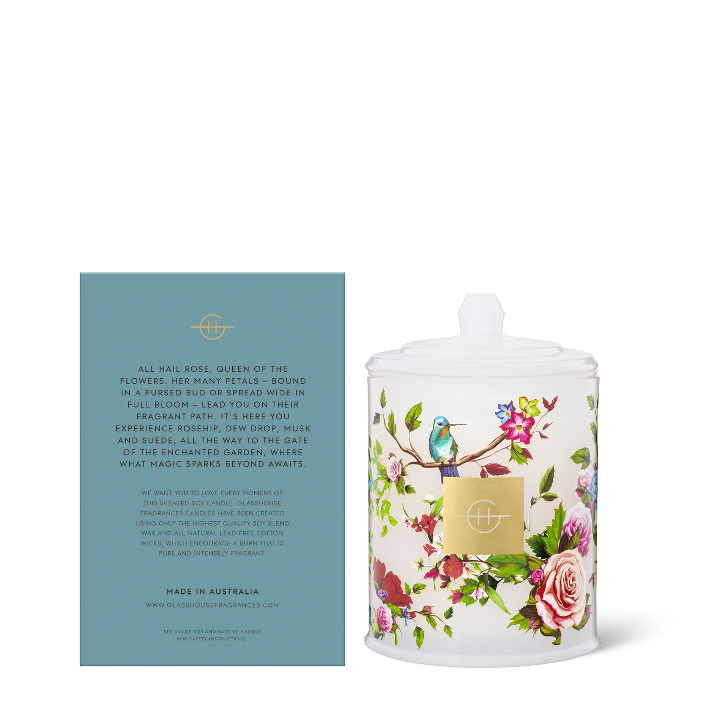 Enchanted Garden Limited Edition 380g Candle - Glasshouse Fragrances