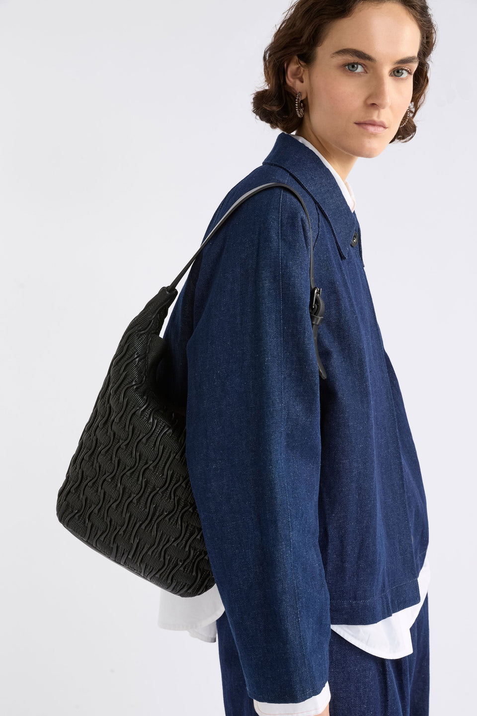 Lumme Smocked Shoulder Bag - Elk The Label