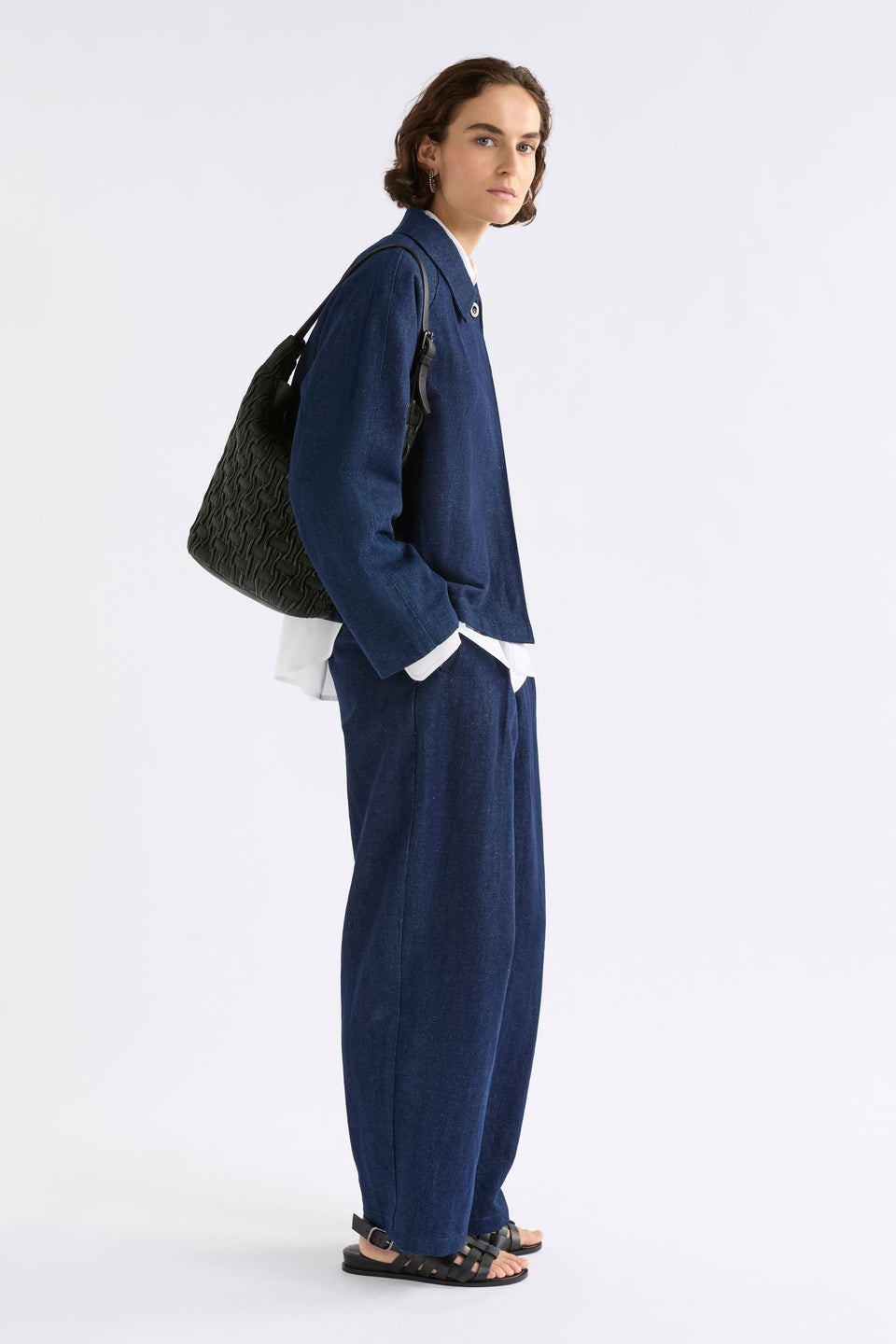 Lumme Smocked Shoulder Bag - Elk The Label