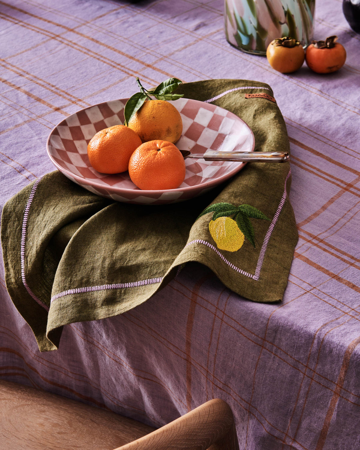 Checkered Bowl 2P Set- Kip&Co