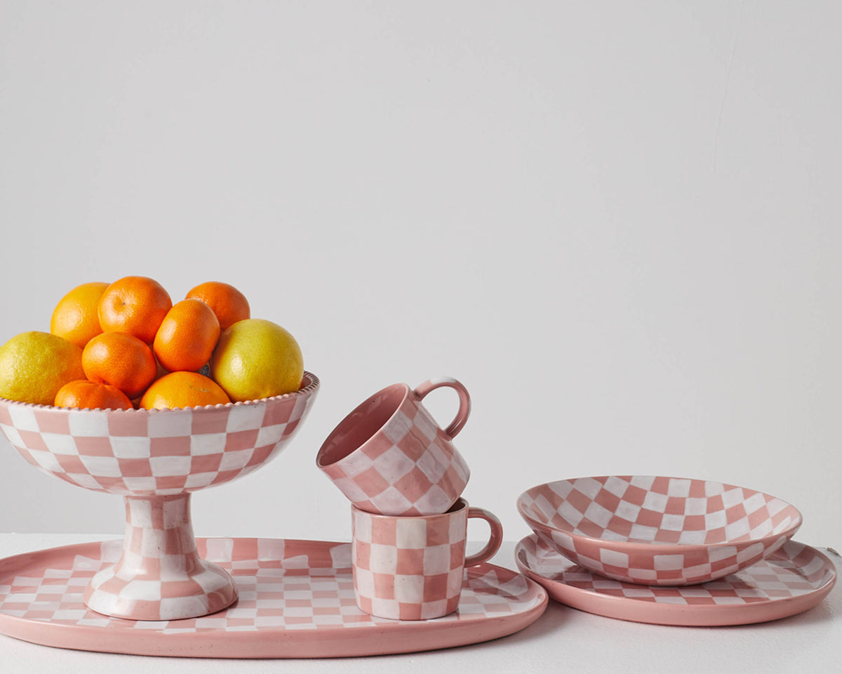 Checkered Bowl 2P Set- Kip&Co
