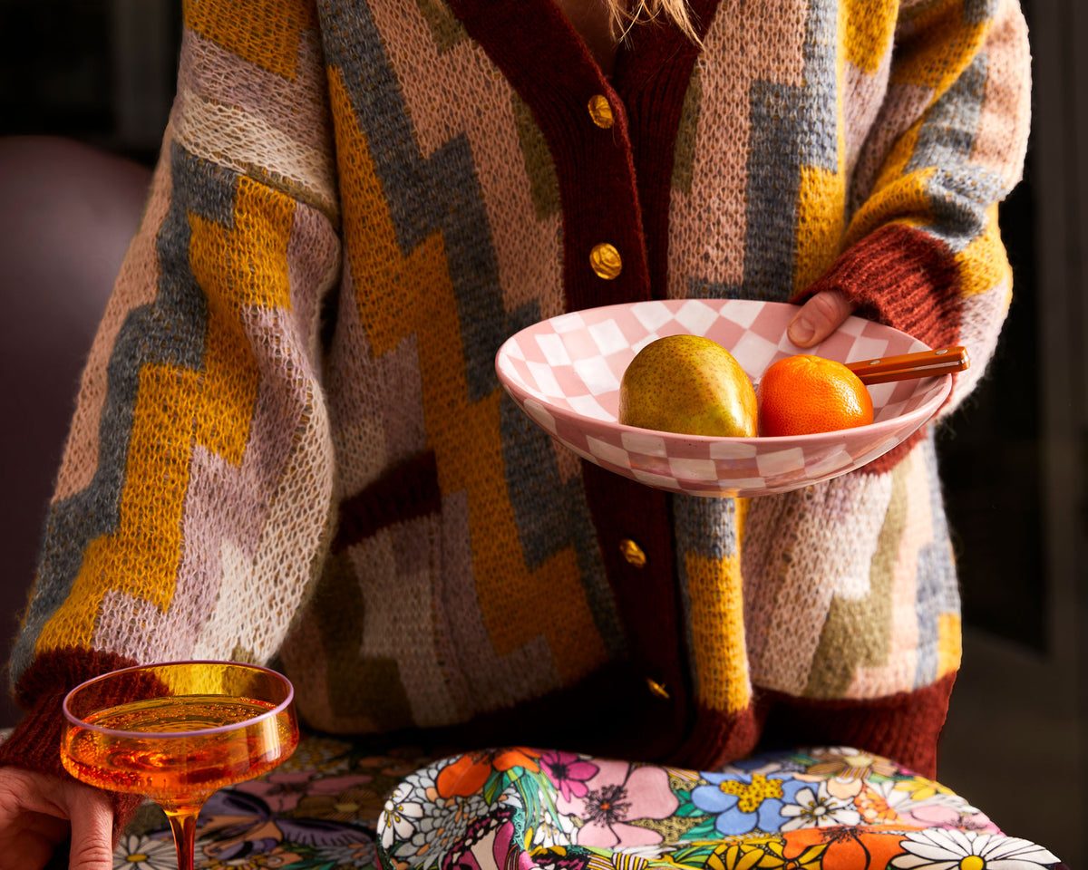 Checkered Bowl 2P Set- Kip&Co