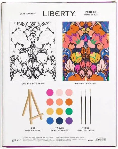 Liberty Glastonbury Paint By Numbers Kit