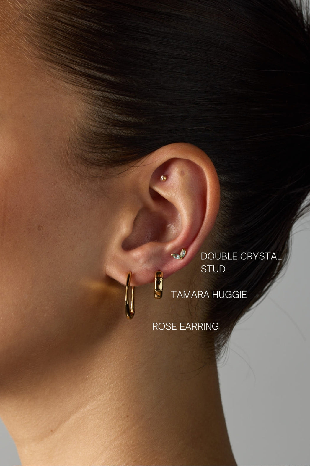 Rose Earring Gold