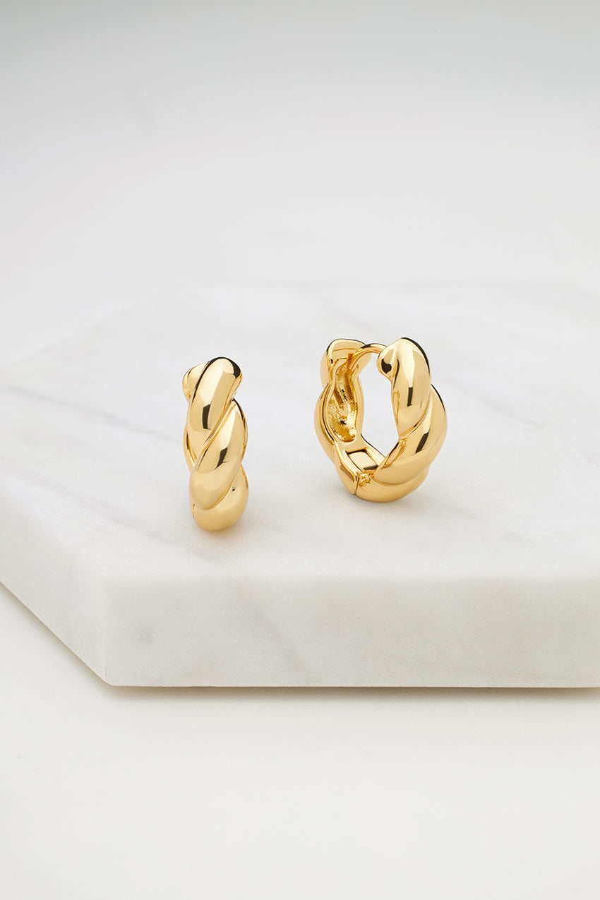 Maya Hoop Gold