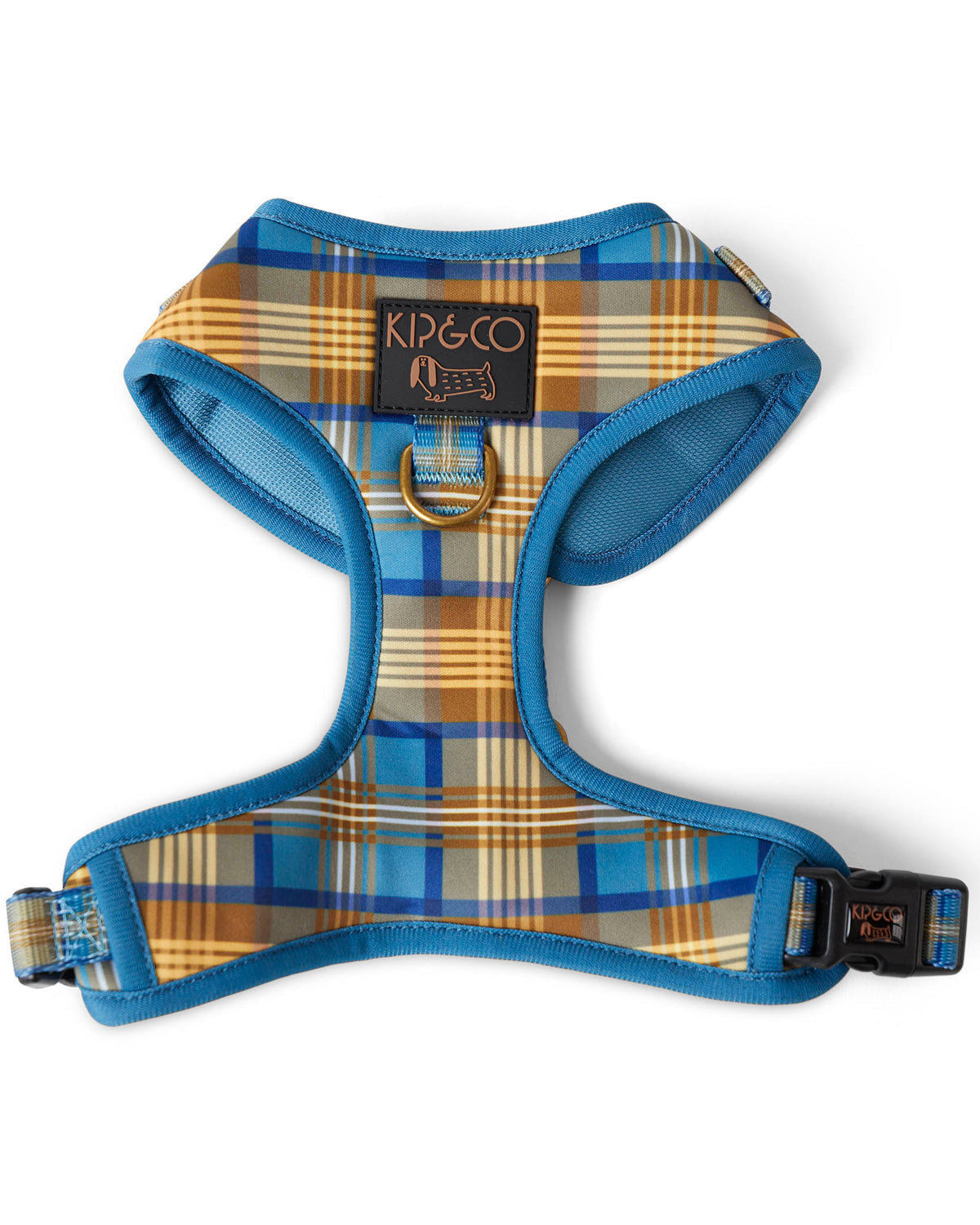 Cozy Tartan Dog Harness- Kip&Co