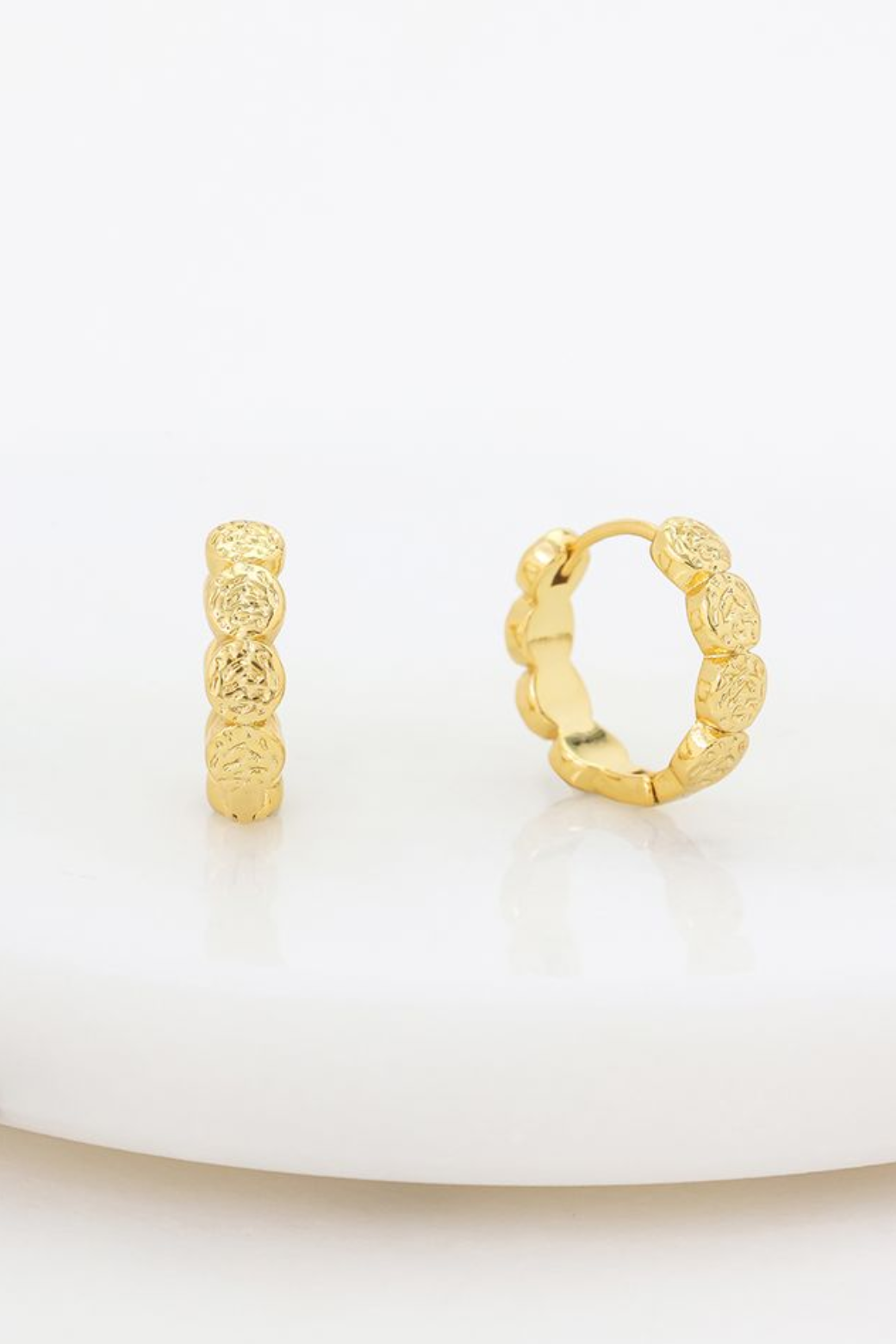 Josie Hoop Gold/Silver