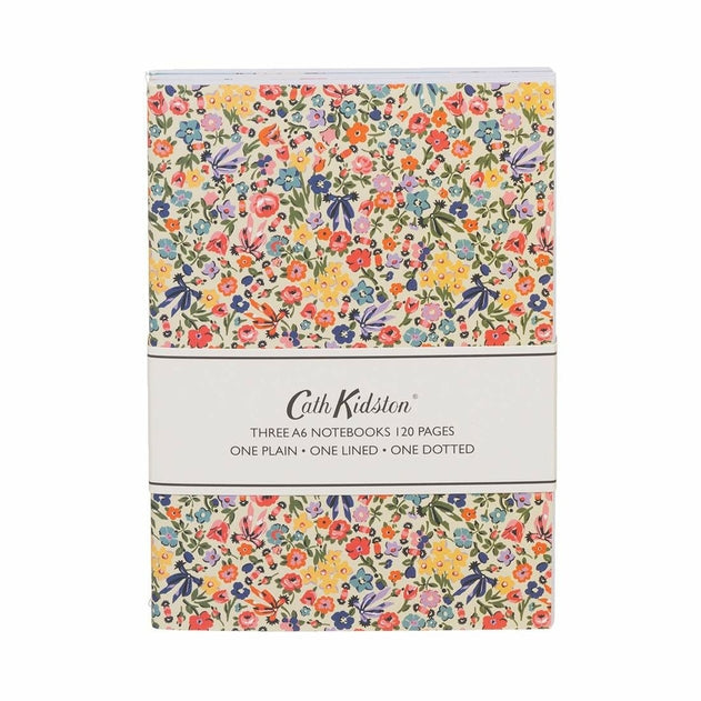 Cath Kidston Set 3 A6 Notebooks