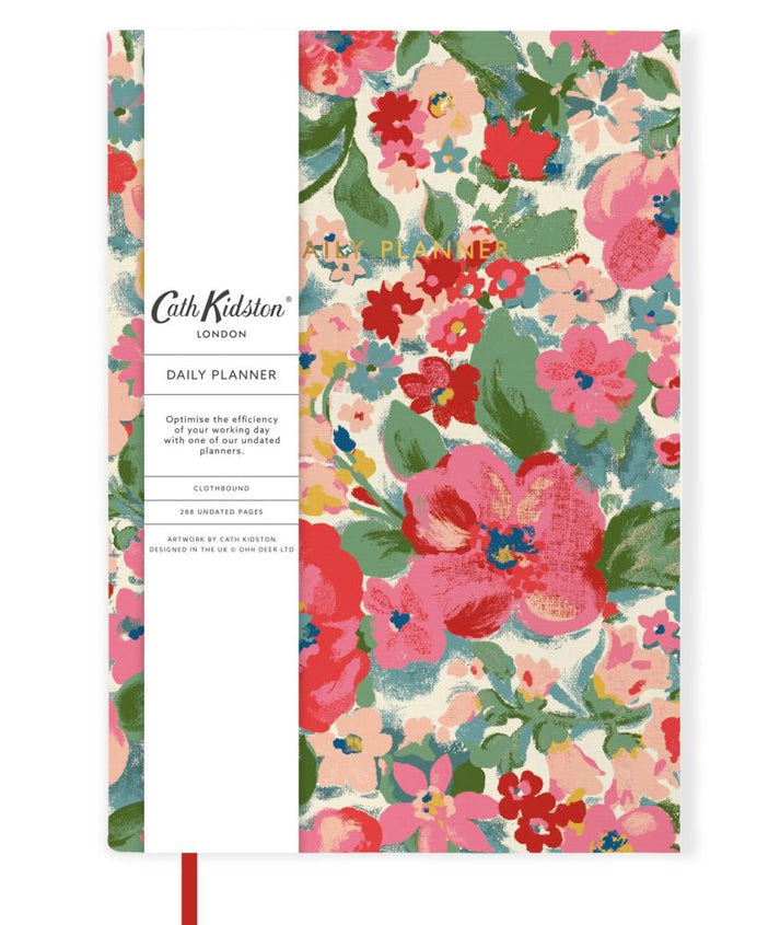 Cath Kidston Soft Cloth Cover A5 Daily Planner Painterly Floral