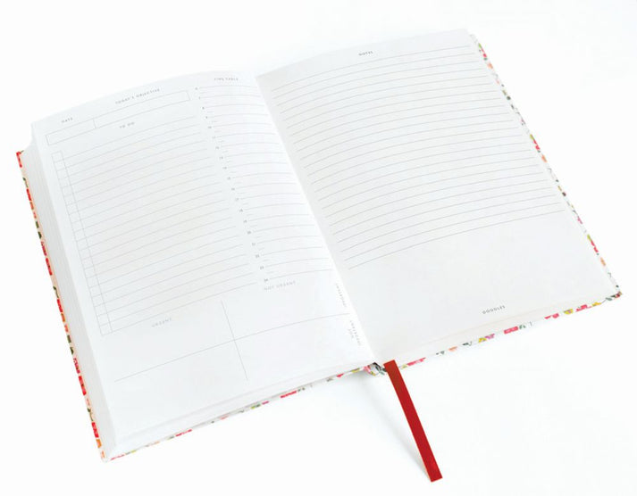 Cath Kidston Soft Cloth Cover A5 Daily Planner Painterly Floral