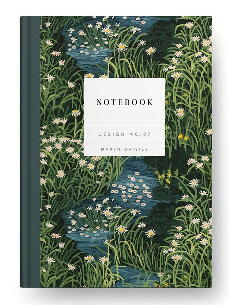 Kaleido Hard Cover A5 Notebook Marsh Daisies