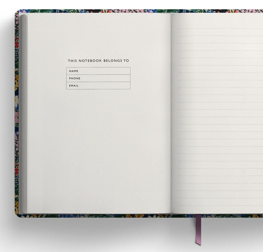 Kaleido Hard Cover A5 Notebook Marsh Daisies