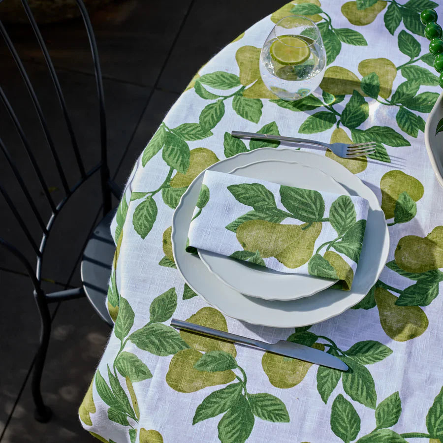 Pear Tree Tablecloth