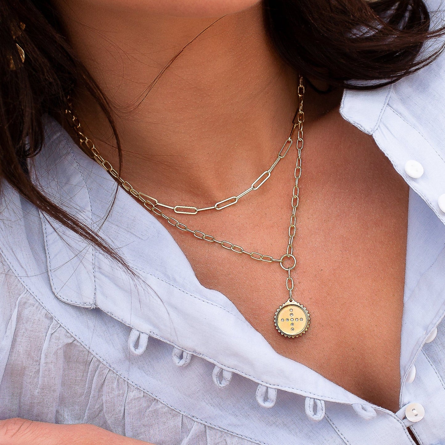 Halcyon Drop Necklace- Murkani