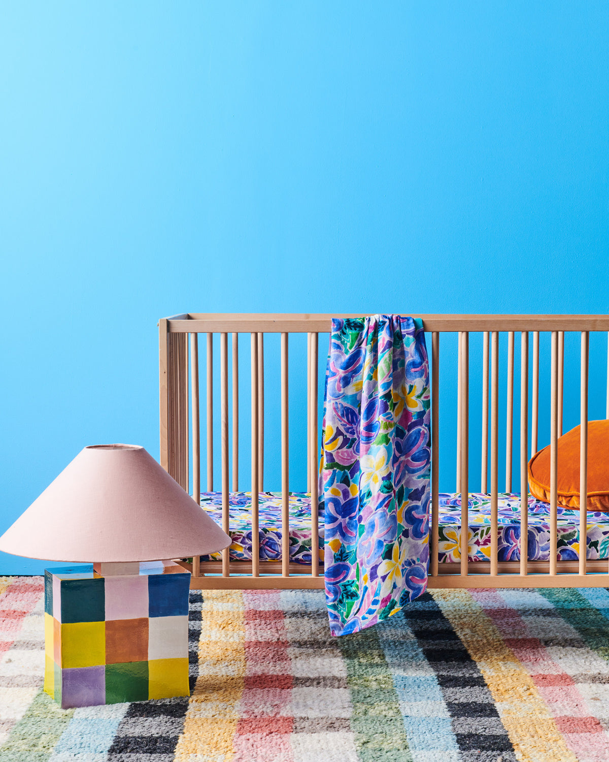 Frangipani Bamboo Swaddle Kip&Co X Ken Done