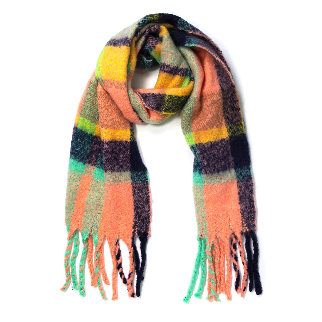 Colourful Tartan Scarf - Rare Rabbit