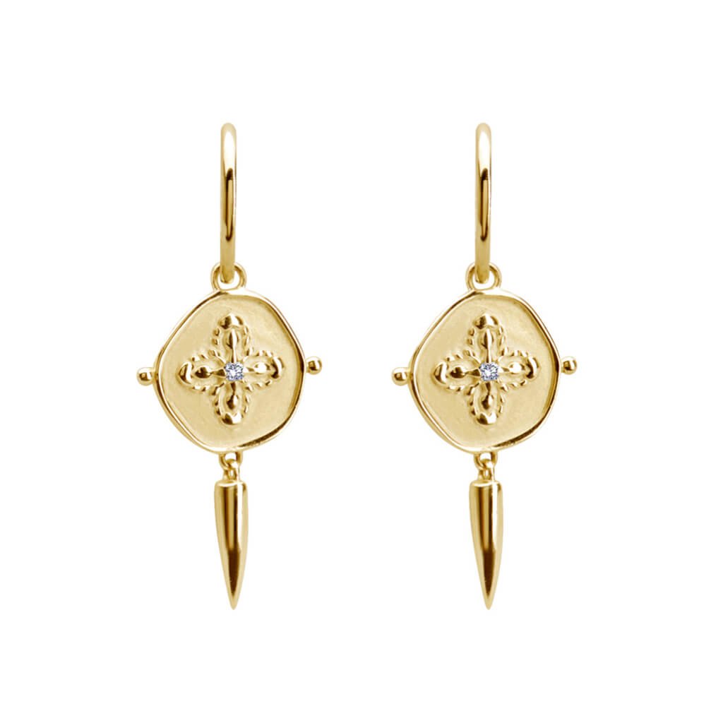 Sahara Small Hoop Earrings- Murkani