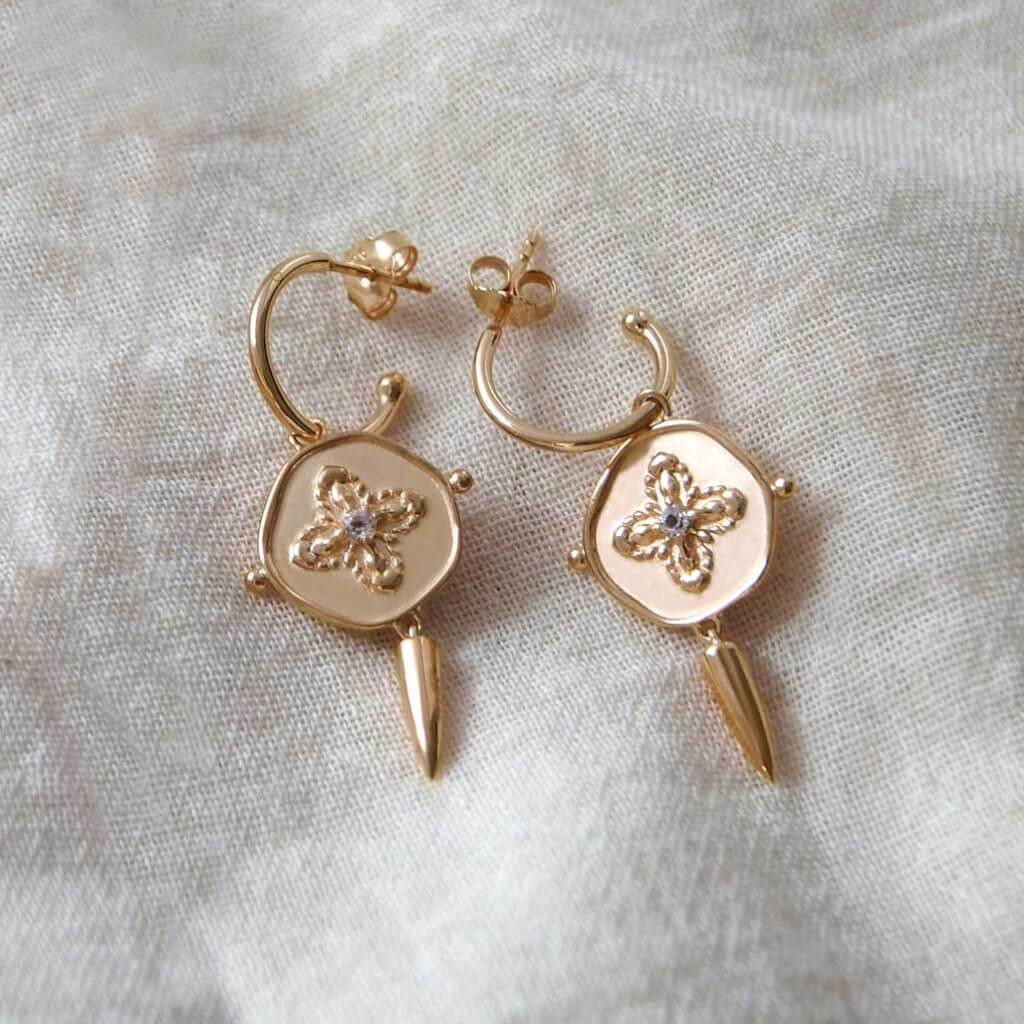 Sahara Small Hoop Earrings- Murkani