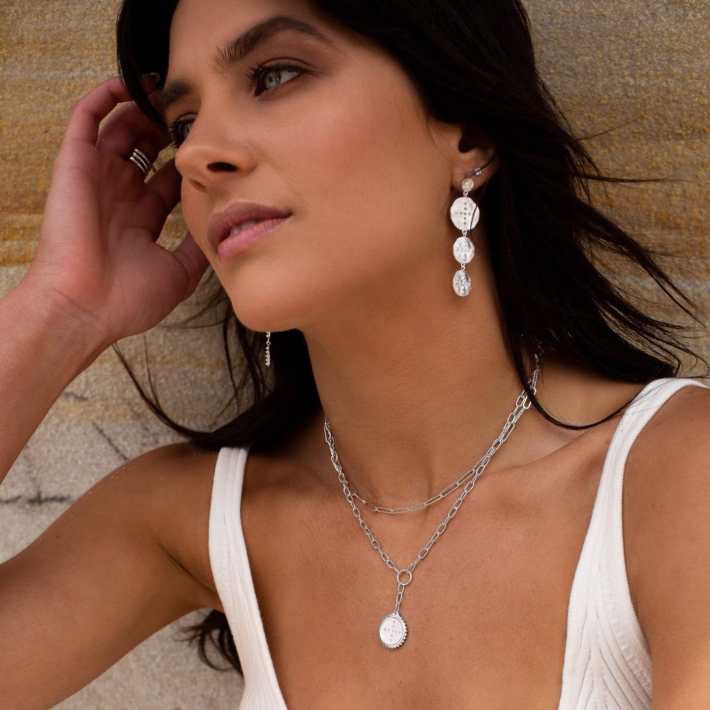 Halcyon Drop Necklace- Murkani