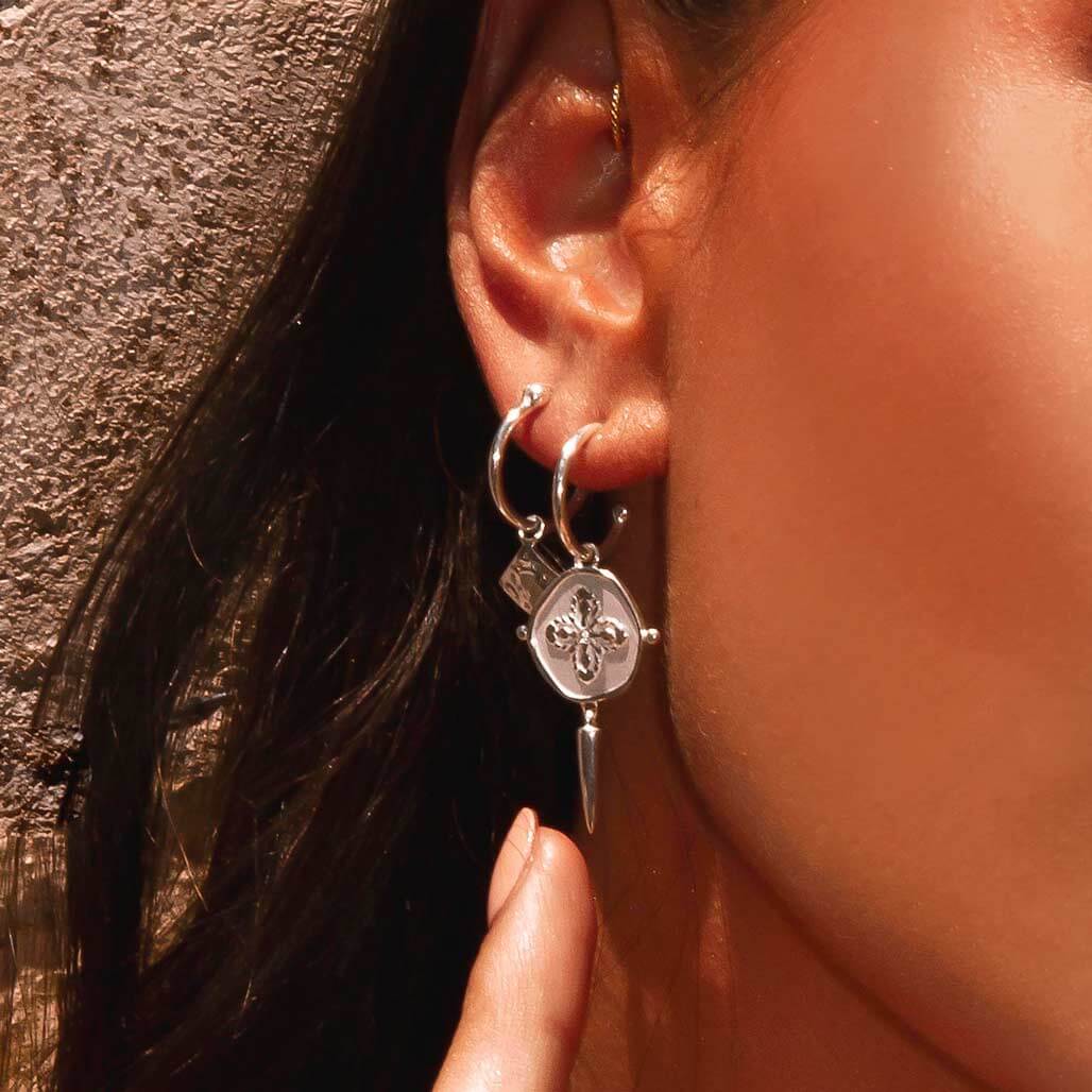 Sahara Small Hoop Earrings- Murkani