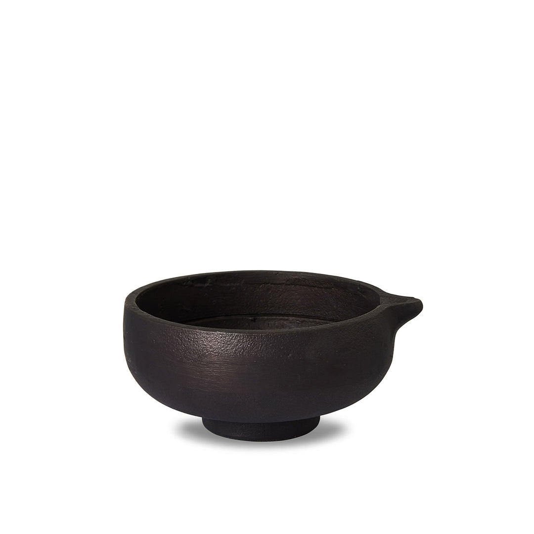 Elliot Black Small Spout Bowl - Madras Link