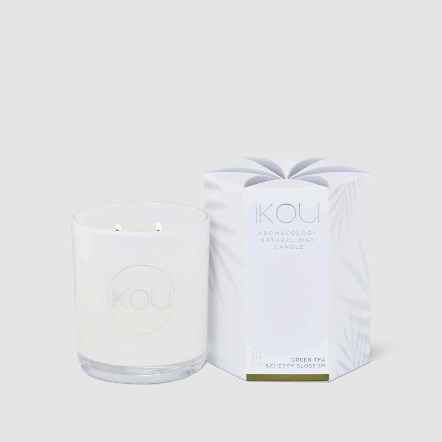 Zen Large Glass Candle
