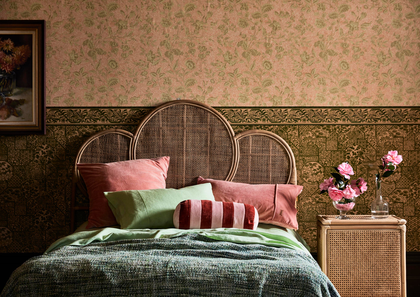 Shrimp Velvet Pillowcase 2 Std Set