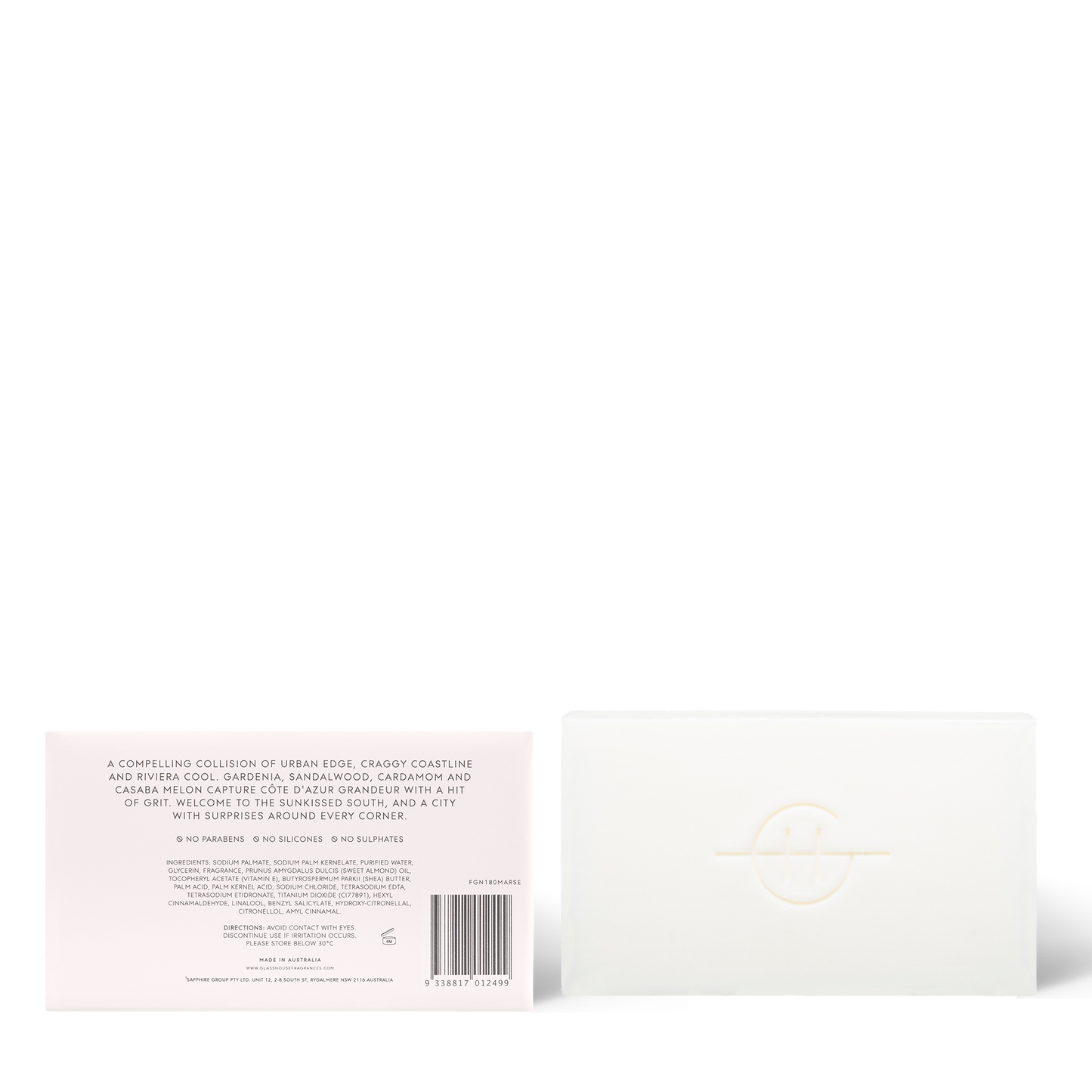 Marseille Memoir 180g Body Bar - Glasshouse Fragrances