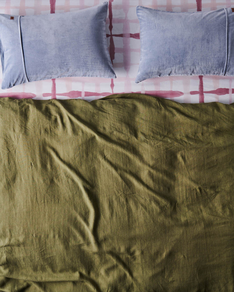 Fog Grey Velvet Pillowcase Set 2