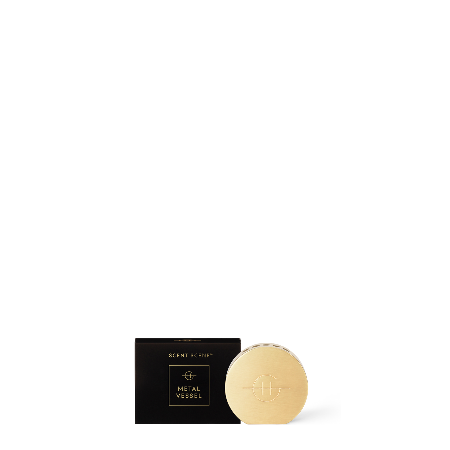 Scent Scene Metal Vessel GOLD - Glasshouse Fragrances