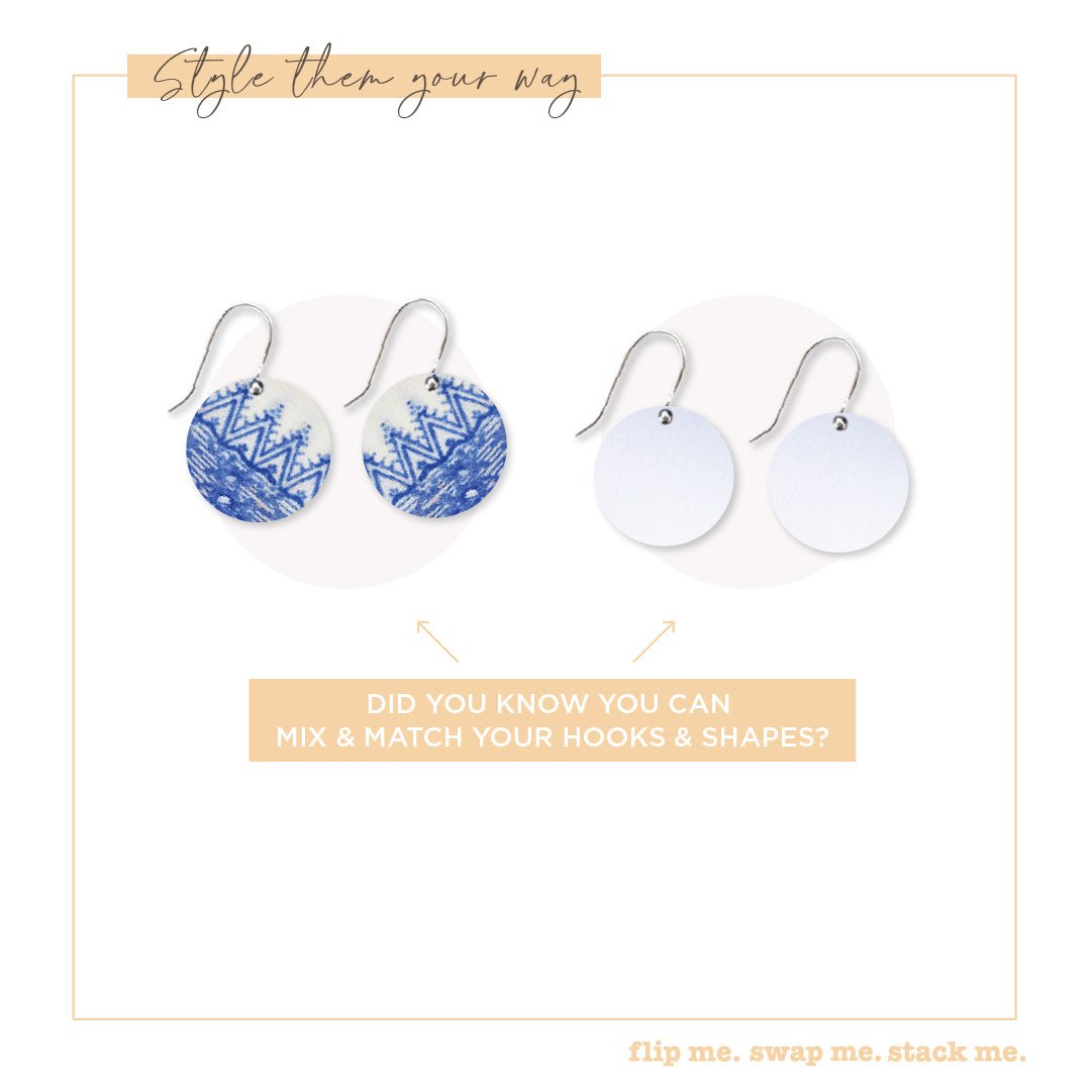 Sydney Living Museums Ceramic Circle Drop Earrings - Moe Moe