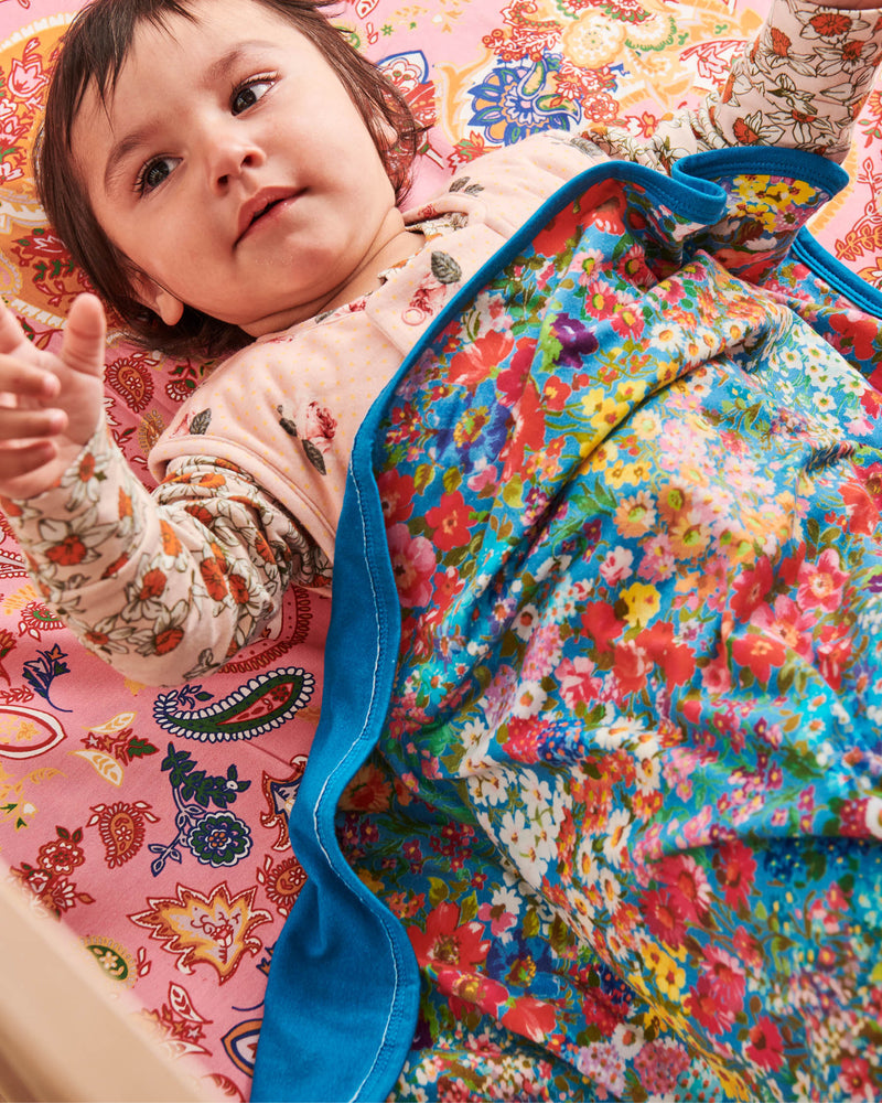 Forever Floral Organic Snuggle Blanket