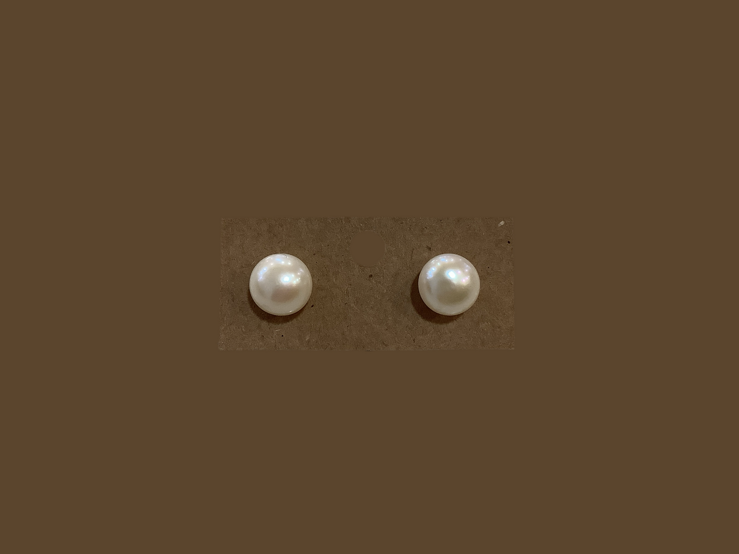 Pearl Large Studs - Wayne Cuthell