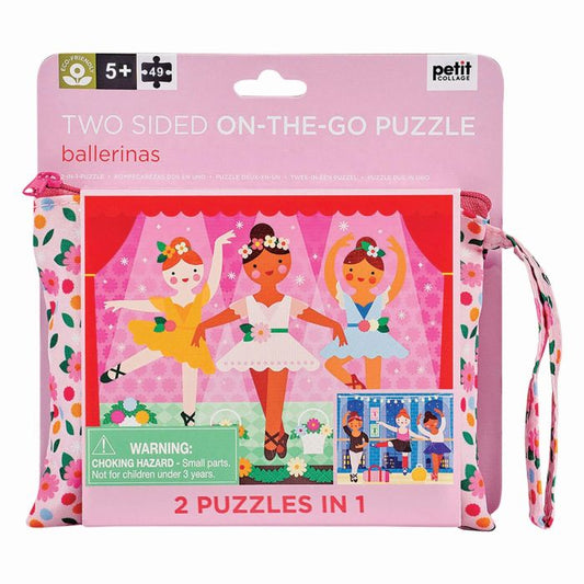 Ballerinas Two Sided On-The-Go Puzzle - Petite Collage