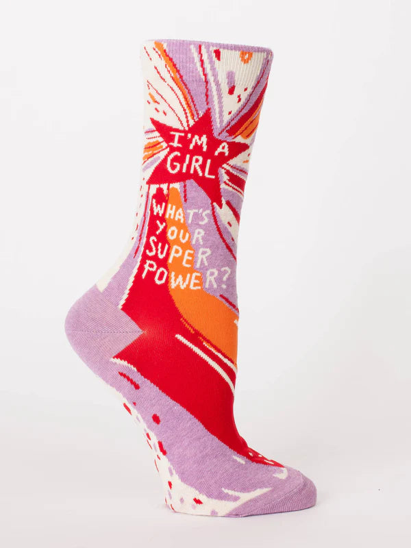 I'm A Girl Superpower Socks