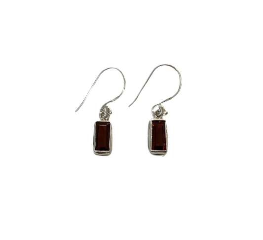 Garnet Earrings - Wayne Cuthell