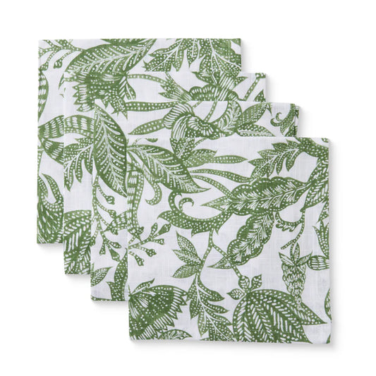 Samara Green Napkin Set/4