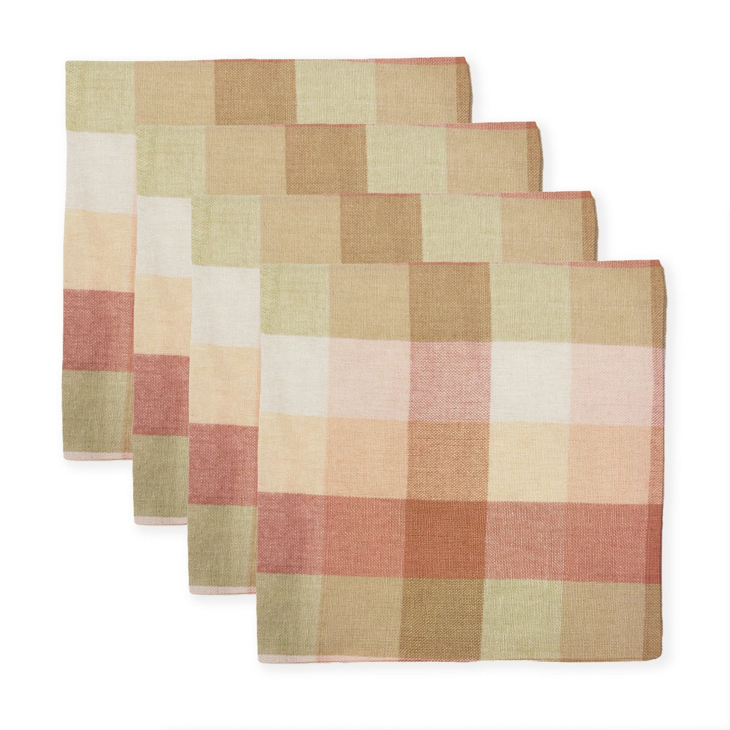 Rosie Multi Check Napkin Set/4