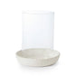 Neve White Ceramic Votive