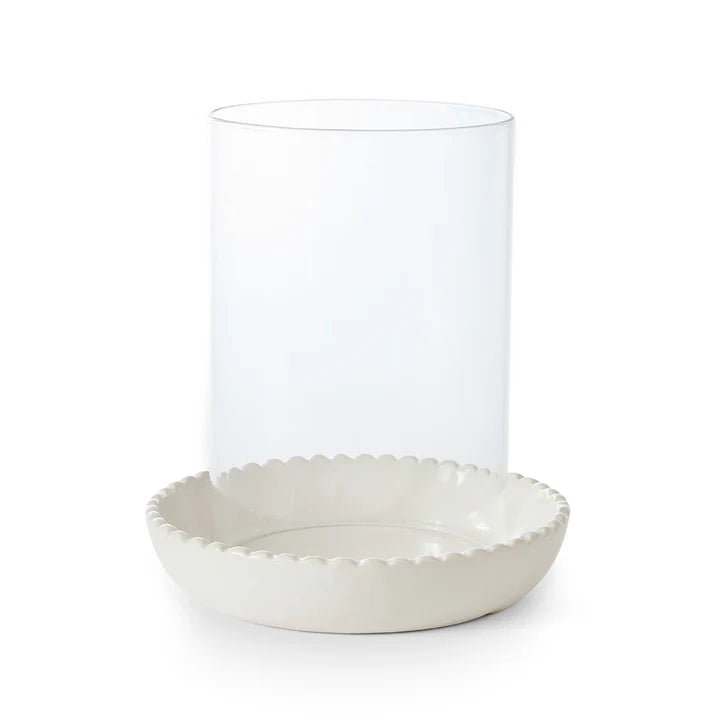 Neve White Ceramic Votive