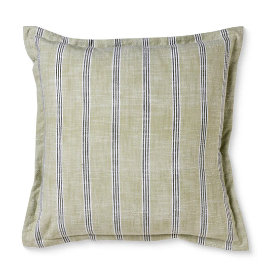Sylvan Green Stripe Cushion