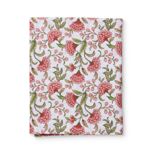 Georgia Pink/Green Tablecloth 150x350cm