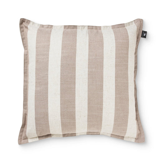 Rye Coffee Stripe Cushion 50cm