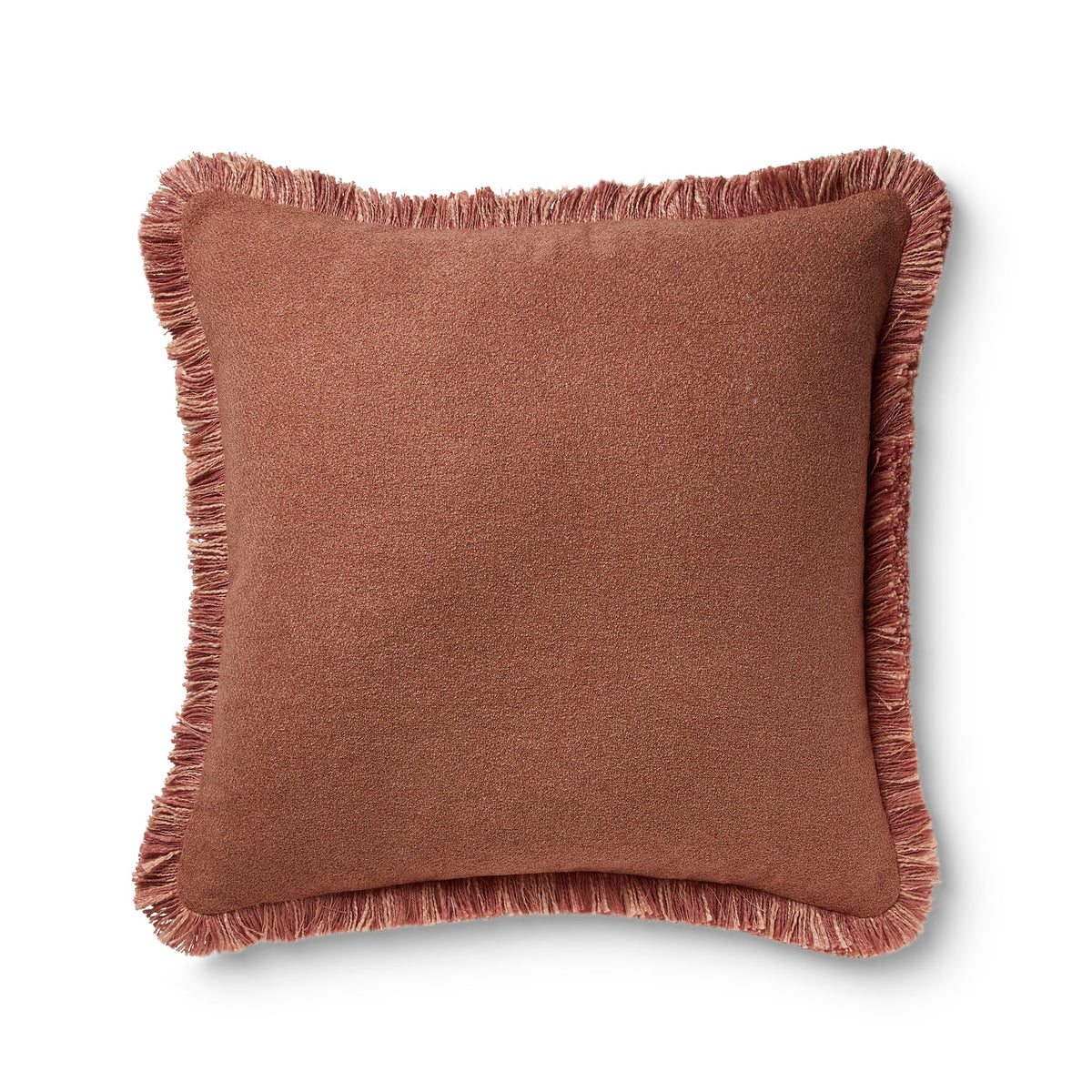 Margot Grapefruit Fringe Cushion 50cm