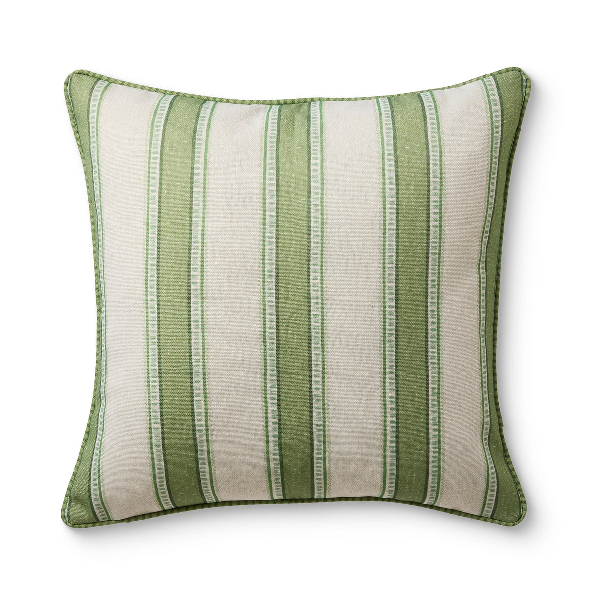 Sailor Green Stripe Reversible Outdoor Cushion
