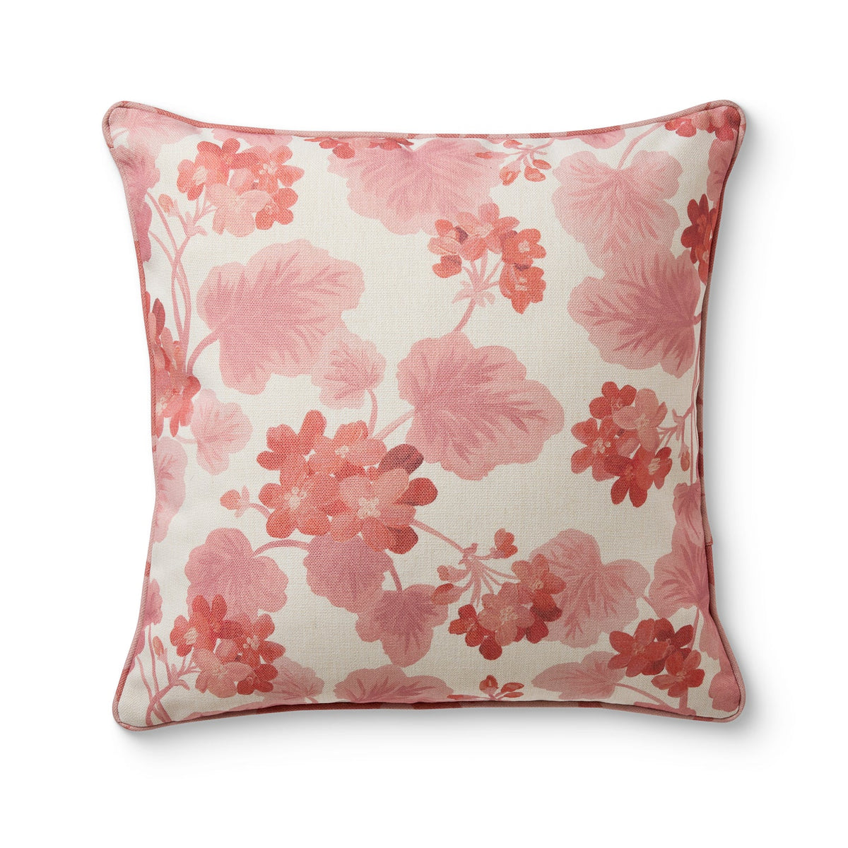Geranium Pink Reversible Outdoor Cushion 50cm