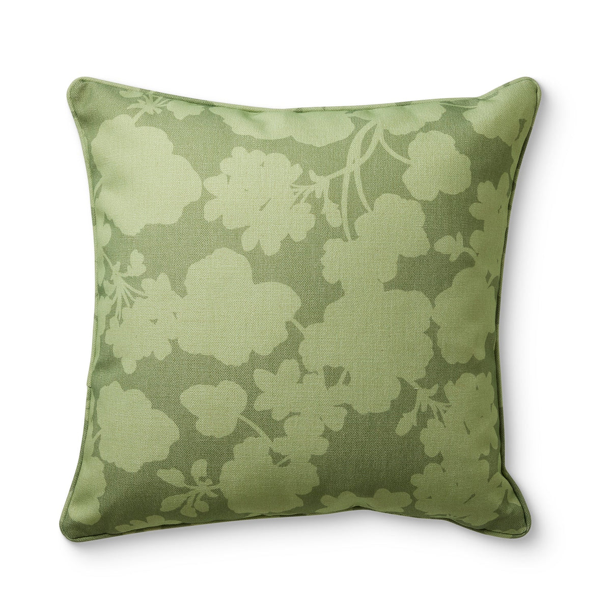 Geranium Green/Rust Reversible Outdoor Cushion 50cm