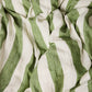 Moss Stripe Linen King Quilt Cover