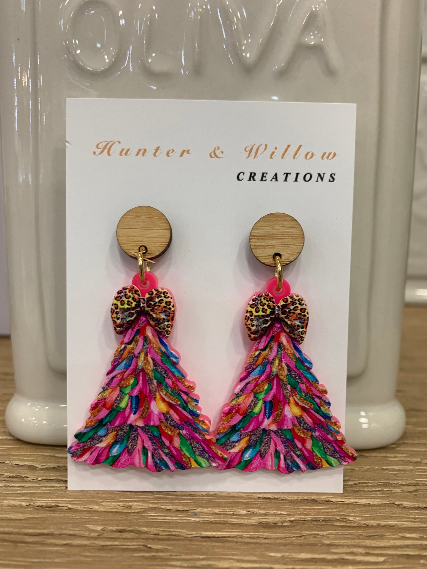 Hunter & Willow Statement Christmas Earrings